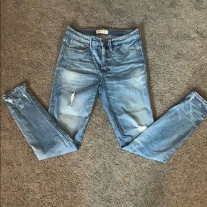 Madewell jeans cliff wash size 27 skinny
